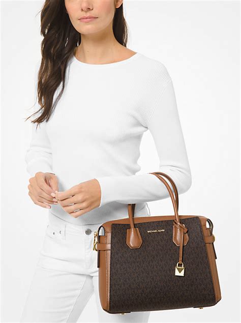 mercer medium messenger michael kors|Michael Kors mercer belted satchel.